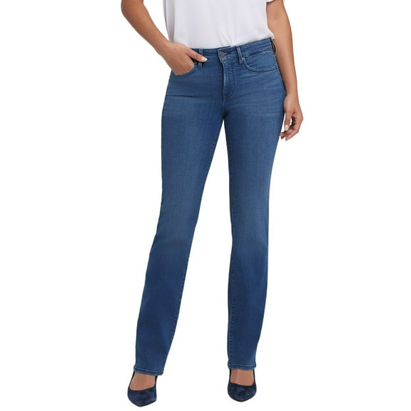 NYDJ womens  Petite Marilyn Miracle Straight Leg Jean, 8P