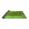 thumbnail image 2 of Ahgly Company Indoor Rectangle Oriental Green Industrial Area Rugs, 8' x 10', 2 of 4