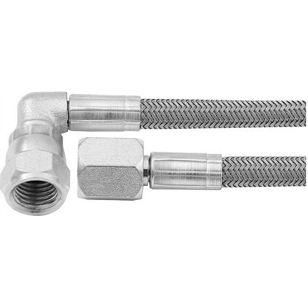 Allstar Performance ALL46402-36 36" #4 Braided Steel Lines with -4 Ends