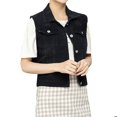 thumbnail image 3 of YM YOUMU Women Denim Vest Button Up Sleeveless Jean Jacket Punk Denim Waistcoat Tops, 3 of 5