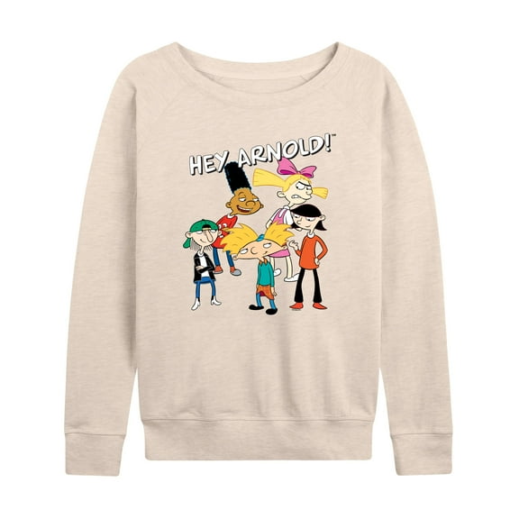 Hey Arnold! - Group Shot - Women's Lightweight French Terry Long Sleeve Shirt