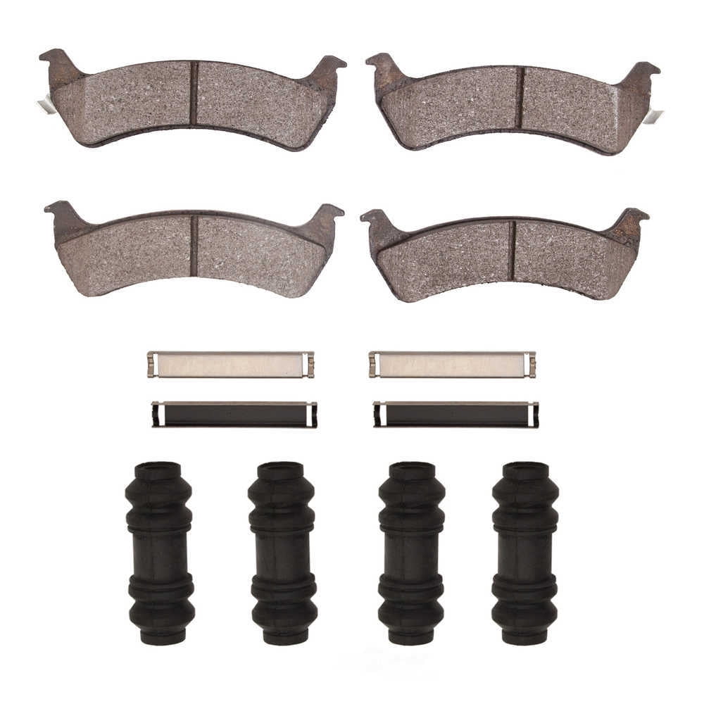 Dynamic Friction Company 1214-0625-01 DFC Heavy Duty Pads and Hardware Kit