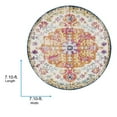 thumbnail image 3 of Livabliss Harput Vintage Medallion Area Rug,7'10" Round,Orange/Navy, 3 of 11