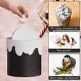 thumbnail image 3 of Cre-Heaven Cute Desk Trash Can Small Trash Can With Lid for Office Countertop Coffee Table Kitchen, 3 of 7