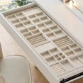 thumbnail image 5 of Velvet Jewelry Tray Case Stackable Jewelry Display Storage Box Portable Ring Earrings Necklace Organizer Box Jewelry Holder F Jewelry Tray, 5 of 6