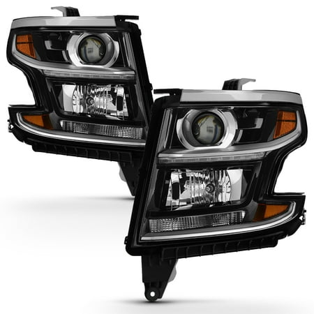 Fit Halogen 2017 Chevy Suburban Tahoe Led Black Headlights Fit Halogen 2017 Chevy Suburban Tahoe Led Black Headlights Replacement