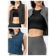 thumbnail image 2 of Chaleco de mujer Chaleco deportivo para mujer Chalecos casuales sin mangas con cremallera, 2 of 7