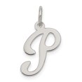 thumbnail image 1 of 925 Sterling Silver Dainty Letter P Initial Name Monogram Necklace Charm Pendant, 1 of 6