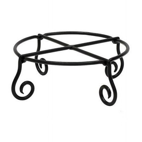 Mintueman-Achla  10 in. Piazza Plant Stand, Black
