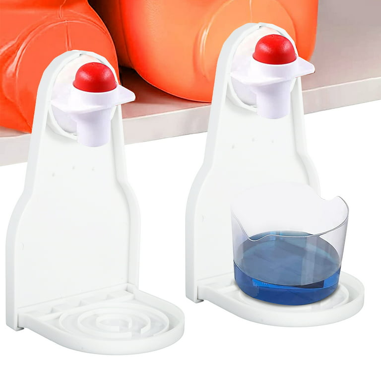 Laundry Detergent Cup Holder, Laundry Fabric Softener Soap Dispenser Drip  Catcher, Firmly Hold on Laundry Bottle Spouts, Keep Washer, Dryer and