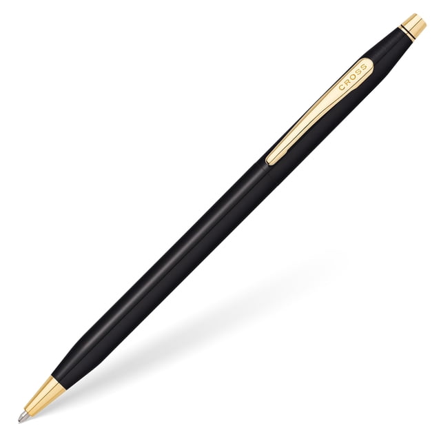 Cross Collection Limitée Stylo à Bille Classique Siècle Noir Nacré PVD Baril et Or