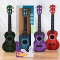 thumbnail image 1 of Werulen Clearance Toys Under $5 ! Plastic Ukulele Guitar with Random Color Picks Musical Instruments for Toddlers and Beginners Cultivates Music Perception Ability Hand Eye Coordination, 1 of 9