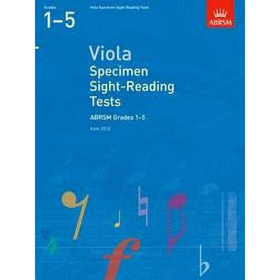 Viola Specimen Sight-Reading Tests, ABRSM Grades 1-5