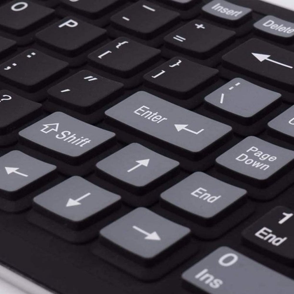 CNKOO Silicone Keyboard Wireless Bluetooth Waterproof Rollup Keyboard for Notebook/PC/Laptop