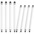 thumbnail image 1 of LinQingQ Stylus (8Pcs), 2 in 1 Stylus Pen for Touchscreen, High Precision and Sensitivity Double Rubber Tips, Compatible with iPad/iPhone/Samsung/Android Tablets and Other Capacitive Touch Screen (Whi, 1 of 1