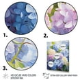 thumbnail image 3 of Designart "Blue violet Hydrangea Eternal Blooms I" Floral Floater Framed Canvas Art Print, 3 of 7
