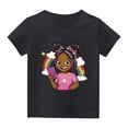 thumbnail image 6 of Frwgonr Big Girl Tees Short Sleeve Girls Casual Shirts Graphic Tops Back of School Clothes Black, Size 3-15 Years, 6 of 6