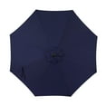 thumbnail image 3 of Bluewave Cabo Ii 9' Spring-Up Octagonal Market Navy Blue Umbrella Breez-Tex, 3 of 13