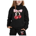 thumbnail image 3 of CHENge Girls Boys Sweat Suit Set - 2 Piece Soft Pullover Hoodies and Athletic Cargo Jogger Sweatpants for Kids (5-18), 3 of 5