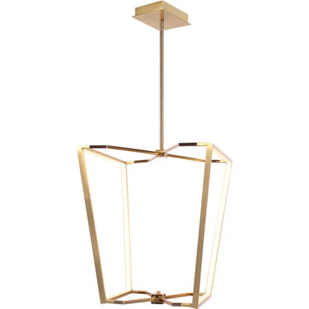 

Dainolite CUR-2260C-AGB 60W Curant Chandelier Aged Brass with White Silicone Diffuser