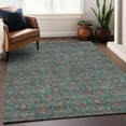 thumbnail image 6 of Addison Rugs Mayfield Washable Transitional Floral Teal Rectangle Rug, 10' x 14', 6 of 6
