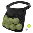 thumbnail image 1 of Lefu Porte-Balles de Tennis Réglable Sac de Taille en Maille pour Balles de Pickleball, 1 of 10
