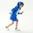 thumbnail image 4 of Disfraz de Cosplay de Sonic The Hedgehog de dibujos animados de anime para fiesta de carnaval de Halloween para niñas y niños, ropa de actuación de Cosplay, 4 of 5