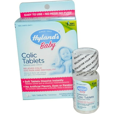 Hyland's Baby Colic Tablets, Natural Relief of Colic Gas Pain and