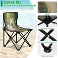 thumbnail image 4 of YAZAOO Camping Chairs Modern Whimsical Canine Bliss Pattern Folding chair, 4 of 8