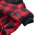 thumbnail image 6 of Adarl Pet Winter Warm Pajamas Plaid PJs for Small Medium Dogs Puppy Costume Clothes Xmas, 6 of 12