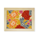 thumbnail image 1 of Asia China Flores patron de estilo japonés Escritorio de madera Arte Pintura 6x8 pulgadas marco de foto foto, 1 of 4
