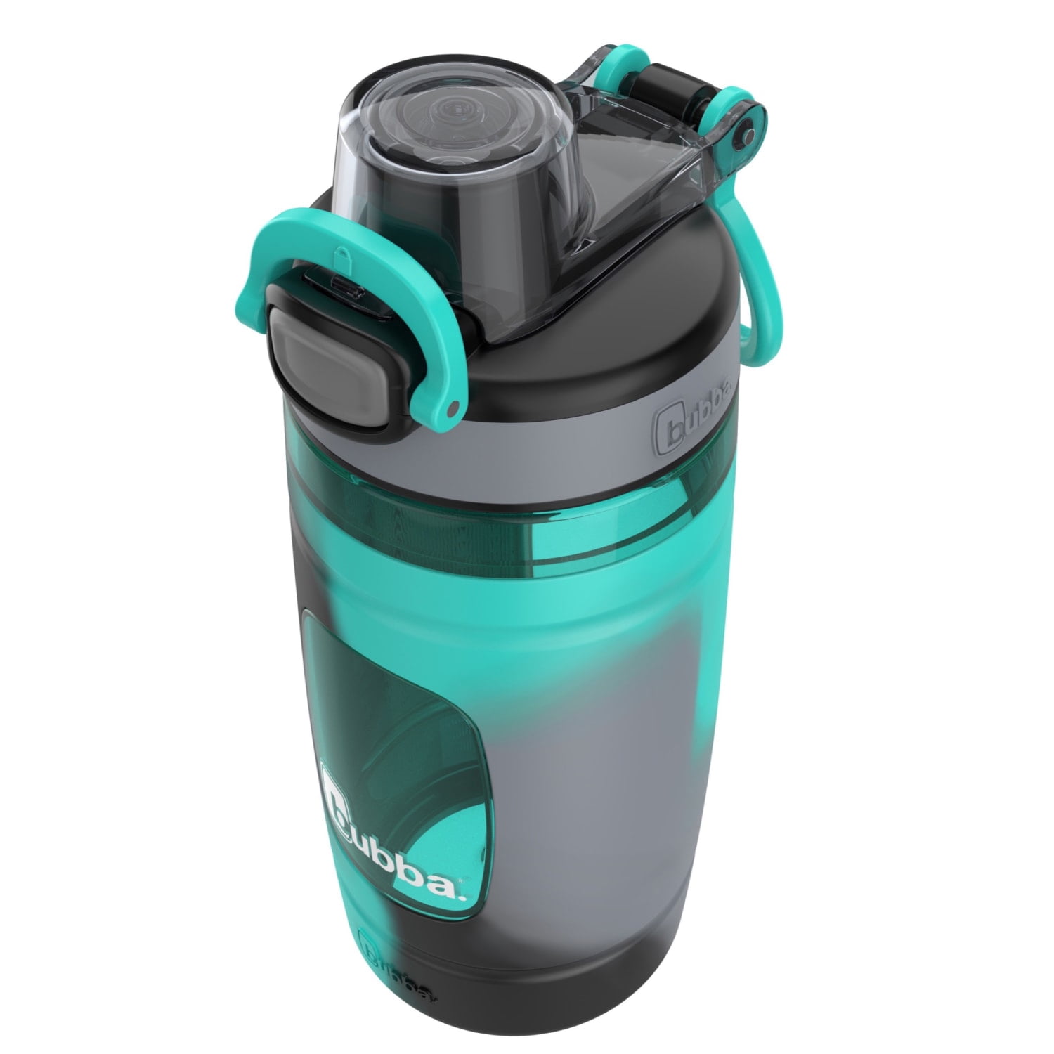 (4 pack) bubba Flo Kids Water Bottle, Black, 16 fl oz.