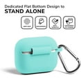 thumbnail image 3 of GMYLE AirPods Pro Case, [Front LED Visible] GMYLE Protective Shockproof Earbuds Case Cover Skin 2019 2020, Compatible for AirPods Pro (Aqua Turquoise), 3 of 6