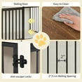 thumbnail image 5 of Dog Crate Furniture, Duty Dog Kennels ,Wooden Dog House for Small/Medium/Large Dog, Chew-Resistant, White and Brown, 5 of 8