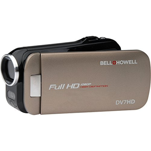 Bell & Howell Slice2 Digital Camcorder - 3  - Touchscreen LCD - Full HD - Champagne DV7HD-C