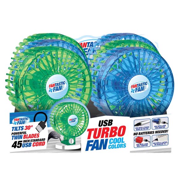 Ventilador de sobremesa Shawshank LEDz de 13,34 cm de altura (paquete de 6)