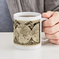 thumbnail image 6 of CafePress - Vintage Old World Map 1630 Mug - 11 oz Ceramic Mug - Novelty Coffee Tea Cup, 6 of 6