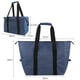 thumbnail image 2 of Gran bolsa de picnic aislante para acampada y playa - Bolsa térmica portátil con asas, capacidad de 20L para comida, bebidas y comestibles, 2 of 2