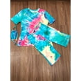 thumbnail image 3 of Akmipoem Womens Outfits Sets Summer Two Piece Biker Short Sets Tie Dye Yoga Track Suit, 3 of 5