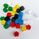 thumbnail image 1 of 50 piezas de juego de casa de madera para juegos de mesa, divertido y educativo, minijuego de ajedrez para niños, accesorios para comercio inmobiliario., 1 of 7