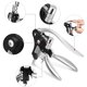 thumbnail image 4 of Opener de vidrio de acero aleado, botella de vino de acero, opener de botella de uva, fácil de usar, portátil, metal, para cocina, para fiestas, opener de vino de acero, diseño compacto,, 4 of 9