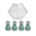 thumbnail image 1 of Zapatos de Silicona para Gatos Jinwen Bozal de Gato Transpirable Ajustable S, 1 of 8