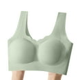 thumbnail image 5 of Women's No Underwire Wide Strap Seamless Bra Full Cup Push up Bralette Supportive Comfortable Wireless Brassieres, 5 of 6