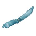 thumbnail image 3 of Unique Bargains 1 Pc Banana Clip Solid Color Hair Clip Blue, 3 of 5
