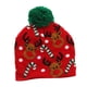 thumbnail image 4 of Gorro de Navidad para Mujer y hombre Yinane Con Luces LED verde, 4 of 5