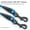 Blue, variant on Reflective Small Tie Out for Dogs up to 35 Pounds, Tie Downs for Yard, Lightweight Outside Training Tether for Dogs Puppies Cats