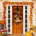 thumbnail image 4 of Thanksgiving Door Cover 35x71 Inch Polyester, Fall Harvest Door and Wall Hanging, Festival Party Front Door Decoration, 4 of 6