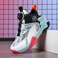 thumbnail image 5 of Hicooer JOINFUN Boys High Top Sneakers Basketball Shoes Breathable Lightweight Running Shoes for Kids Fashion School Shoes Little/Big Kids, 5 of 7