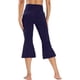 thumbnail image 3 of WILLBEST Pantalones Capri de Pierna Ancha para Mujer, Pantalones de Yoga Informales, Deportivos, Acampanados, Cómodos, Elásticos, para Entrenamiento, con Bolsillos para Correr Y Gimnasio. Grande, 3 of 5