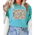 thumbnail image 3 of He Is Risen Shirt for Women - Ink-Printed Pearls Easter Matthew 28:6 Floral Tee Seafoam Shirt Adult 2X-Large, 3 of 7